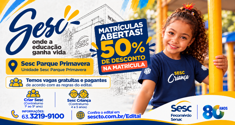 SESC CRIANÇA - 4 E 5 ANOS (VESPERTINO) 2027.