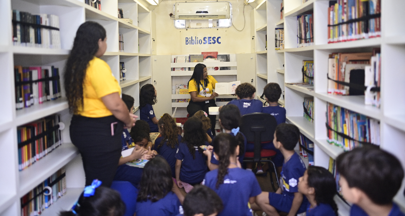 Bibliotecas e unidade móvel BiblioSesc têm alterações nos atendimentos durante o mês de julho