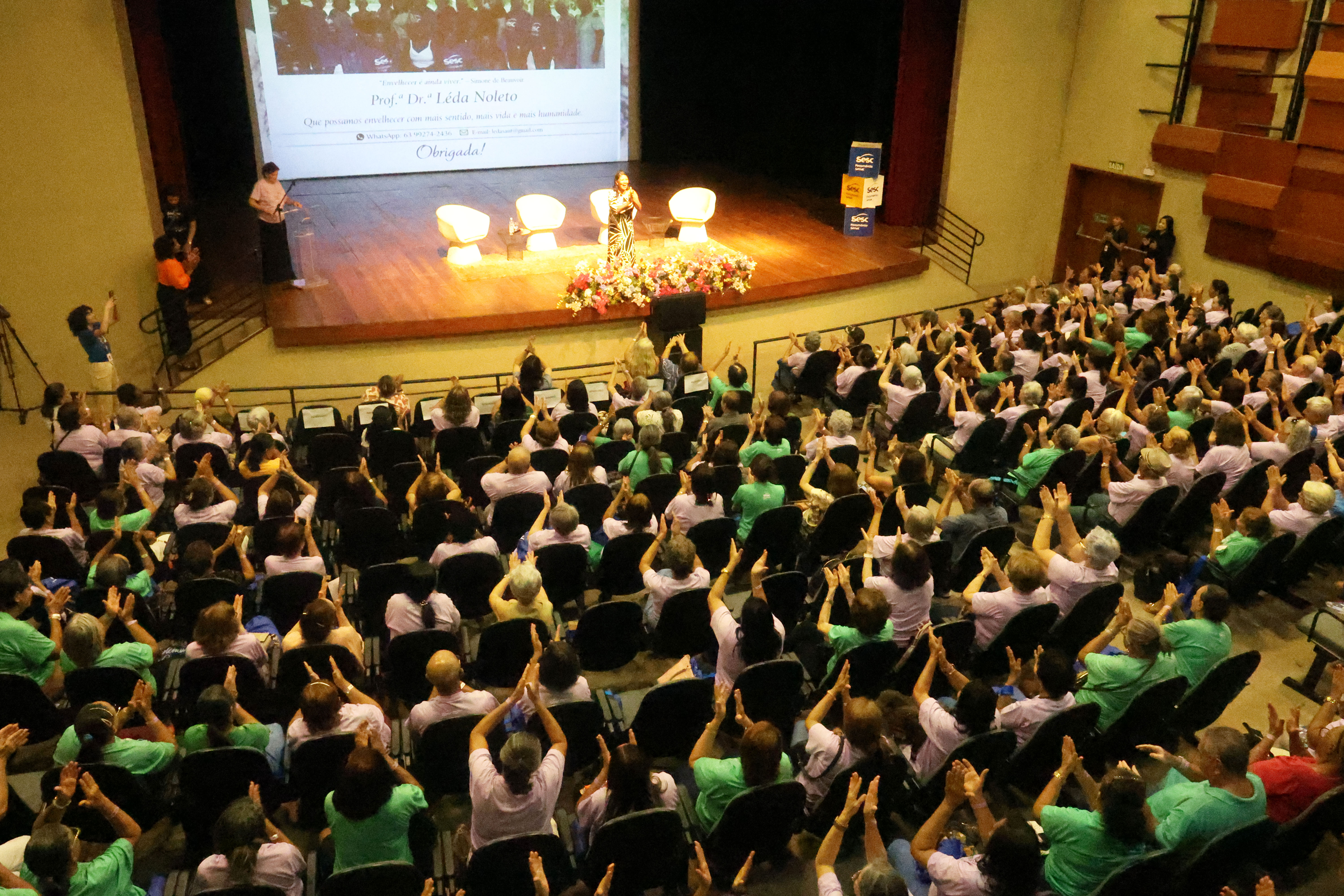 Sesc Tocantins realiza 1º Seminário de Longevidade com participantes do projeto Vida Ativa